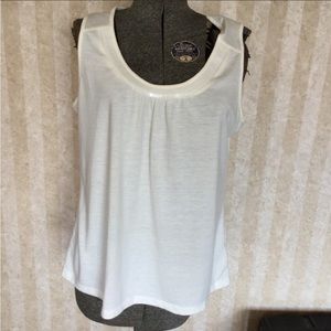 Croft & Barrow Sequin Trim Tank‎ Top
